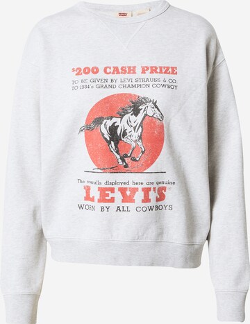LEVI'S ® Sweatshirt 'Graphic Heritage Crew' in Blauw: voorkant