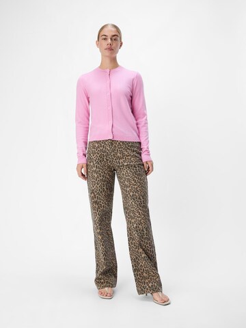 OBJECT Knit cardigan 'OBJTHESS' in Pink