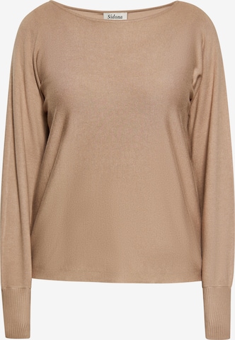 Pull-over Sidona en beige : devant