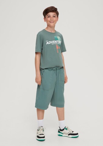 Regular Pantalon 'Dye' s.Oliver en vert