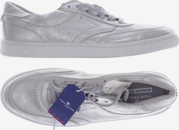 TOM TAILOR Sneakers & Trainers in 40 in Silver: front