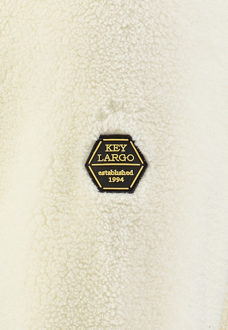 Key Largo Fleece jacket 'Oslo' in Beige