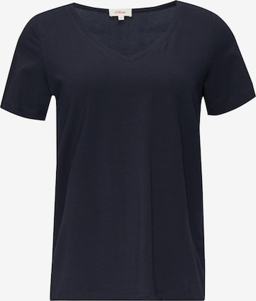 s.Oliver Shirt in Zwart: voorkant