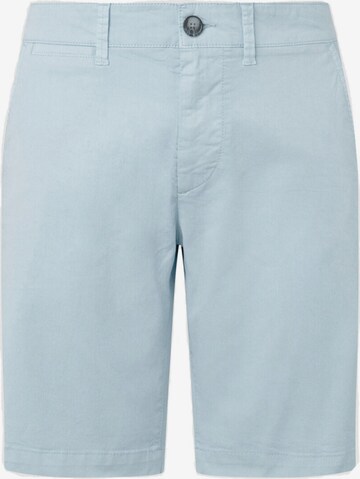 Pepe Jeans Slim fit Chino Pants 'MC QUEEN' in Blue: front