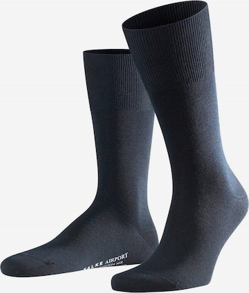 Chaussettes 'Airport' FALKE en bleu : devant