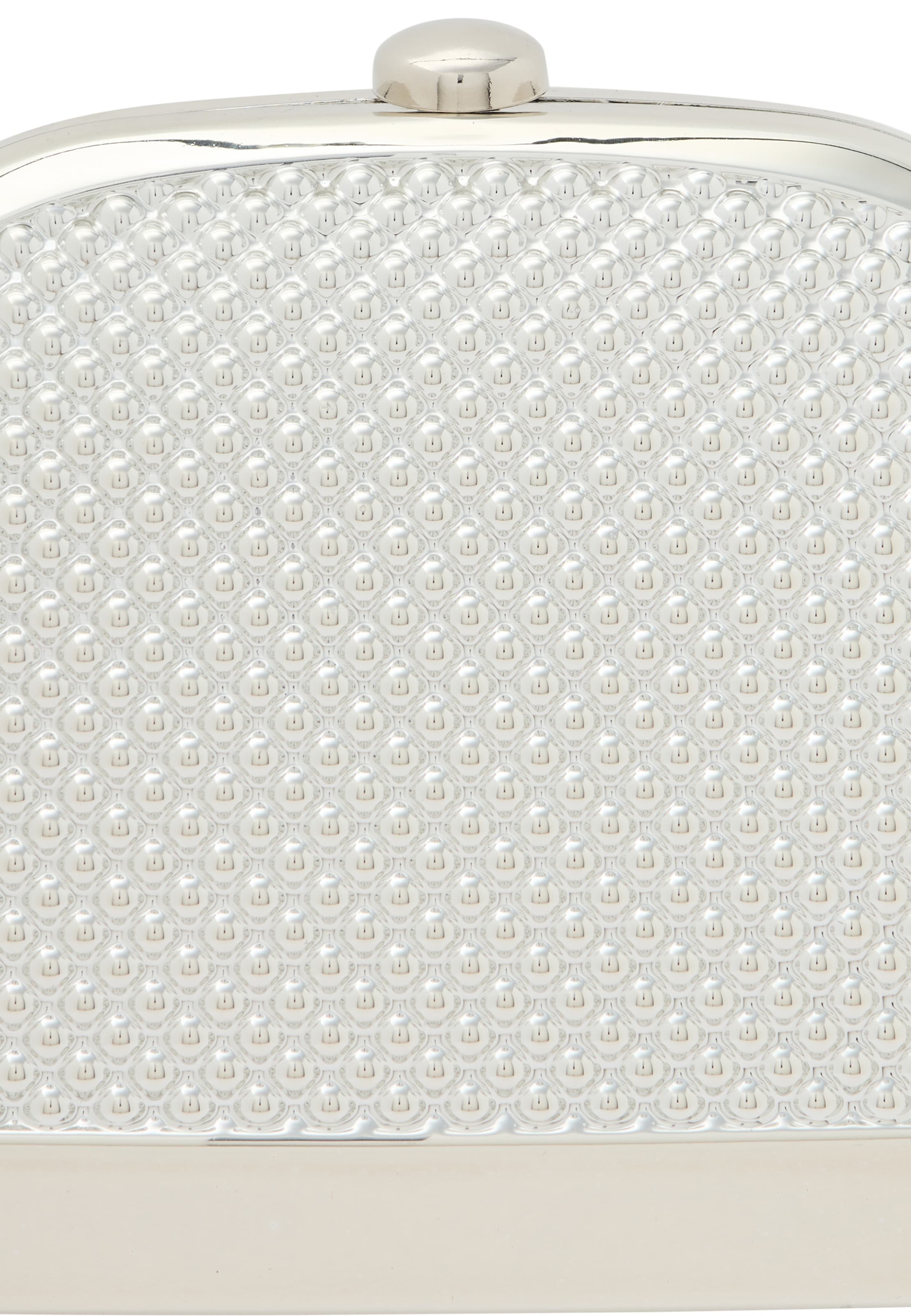 KRZY Clutch in Silver