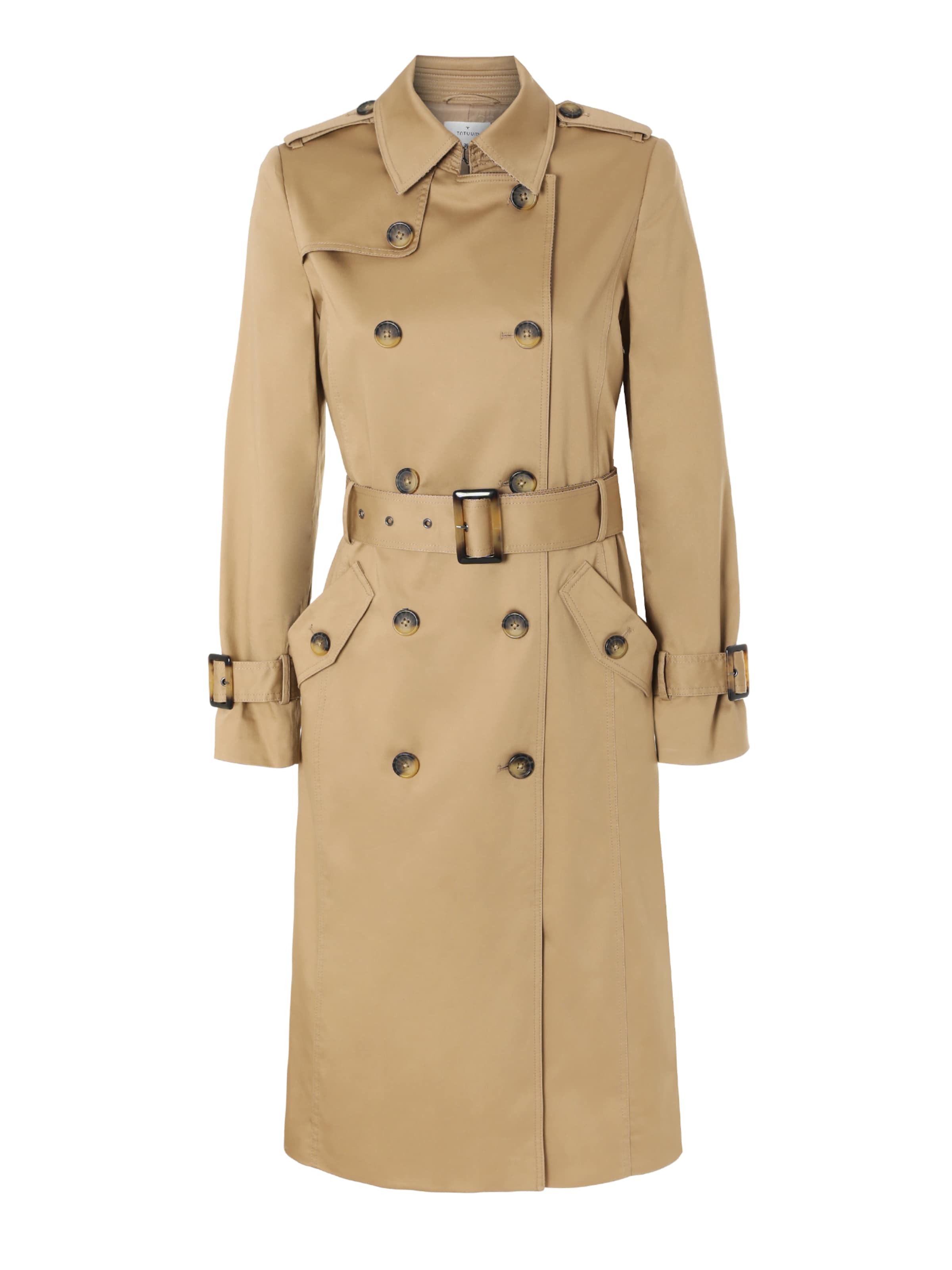 smėlio TATUUM Demisezoninis paltas 'MONA': priekis