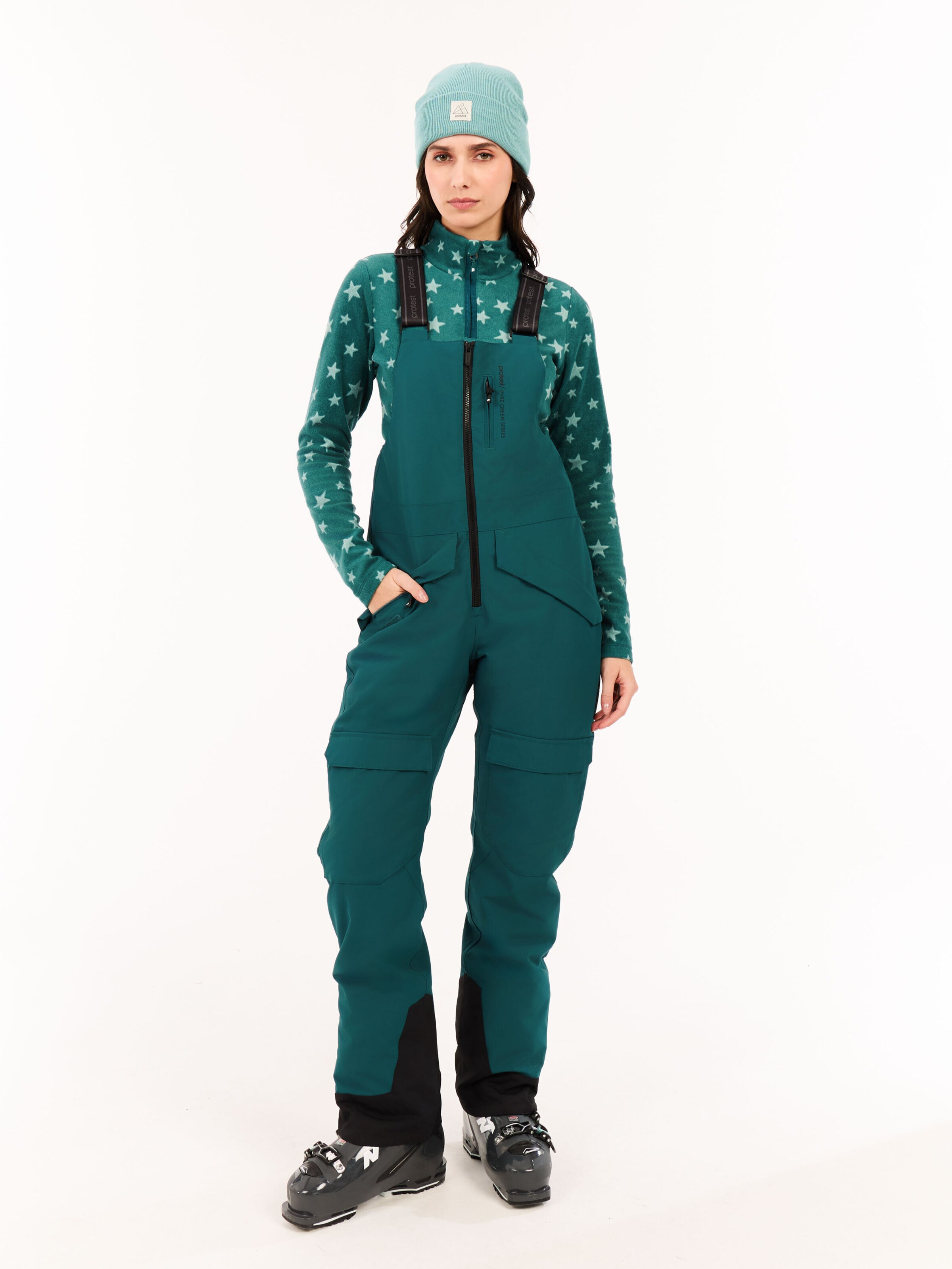 PROTEST Regular Sports trousers 'PRTNAVAZ' in Blue: front