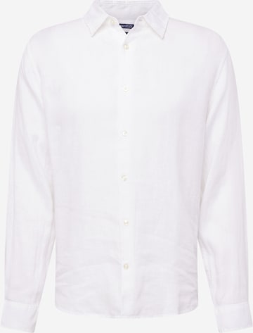 GAP Regular fit Button Up Shirt in White: front