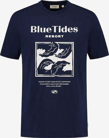 mėlyna Shiwi Marškinėliai 'Liam Blue Tides': priekis