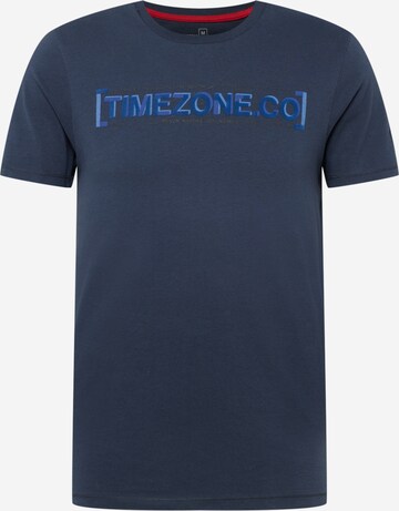 TIMEZONE Shirt in Blue: front