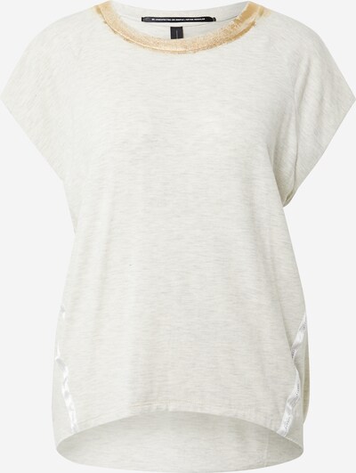 10Days Shirt in gold / weiß / weißmeliert, Produktansicht