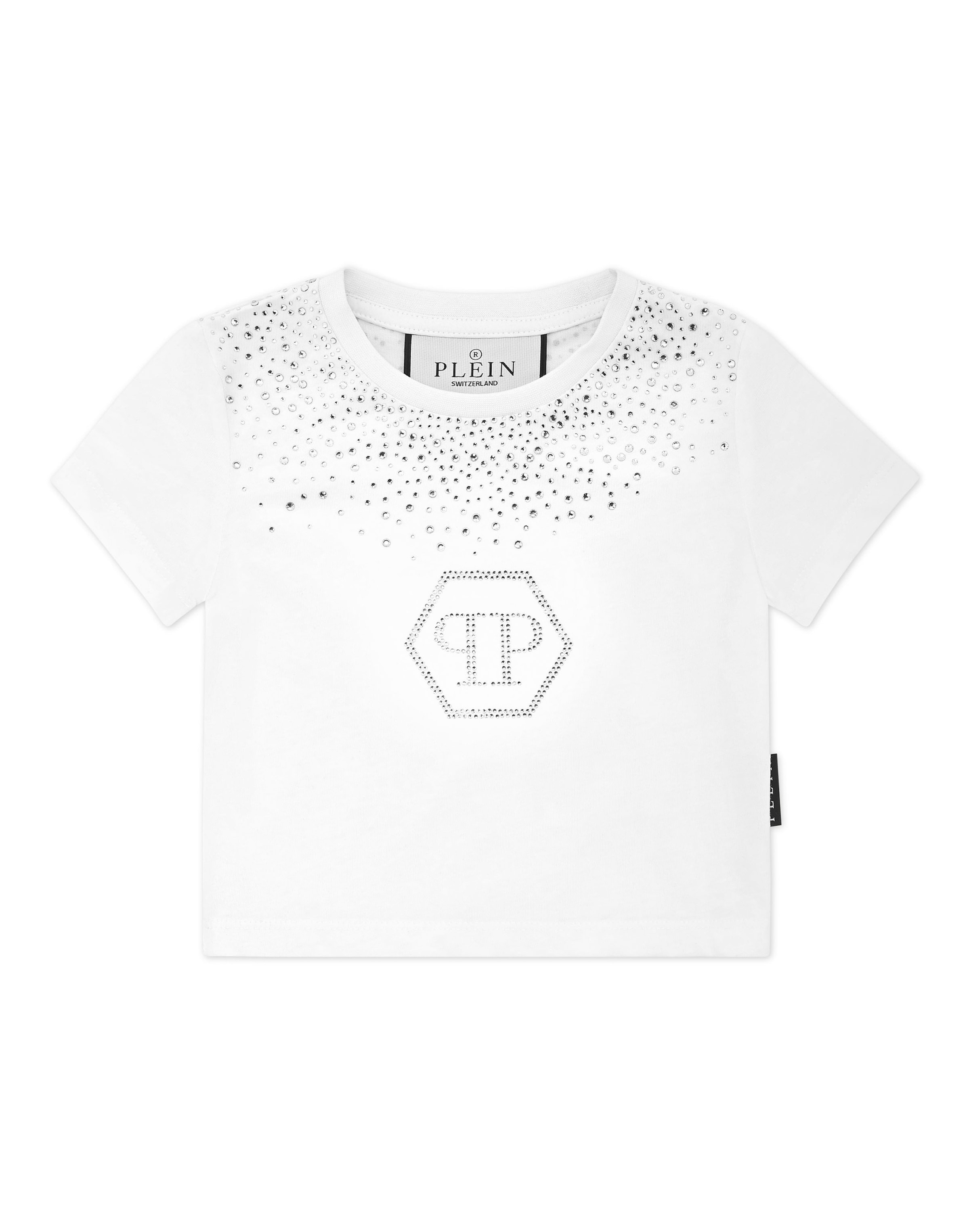 Philipp Plein Shirt in Wit: voorkant