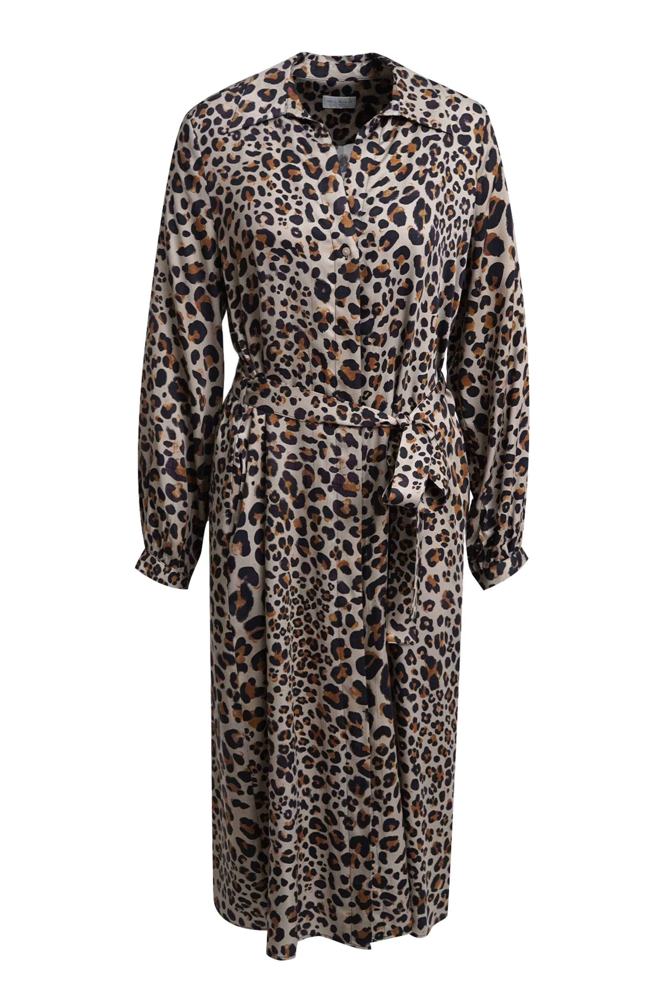 Milano Italy Summer Dress in Brown: front