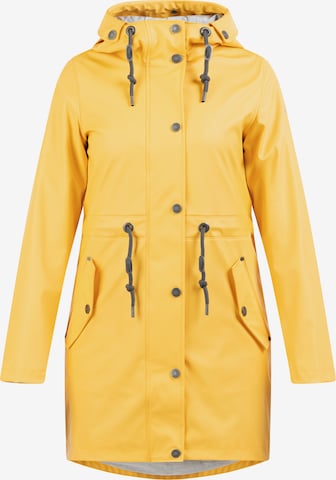 Manteau fonctionnel Usha en jaune : devant