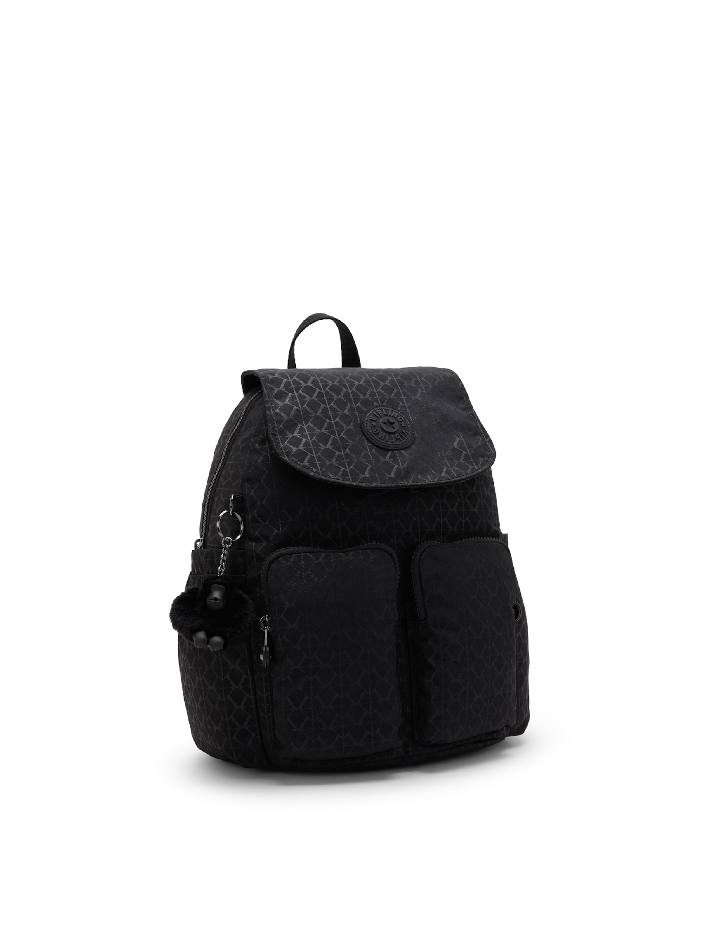 KIPLING - Mochila 'City' en negro