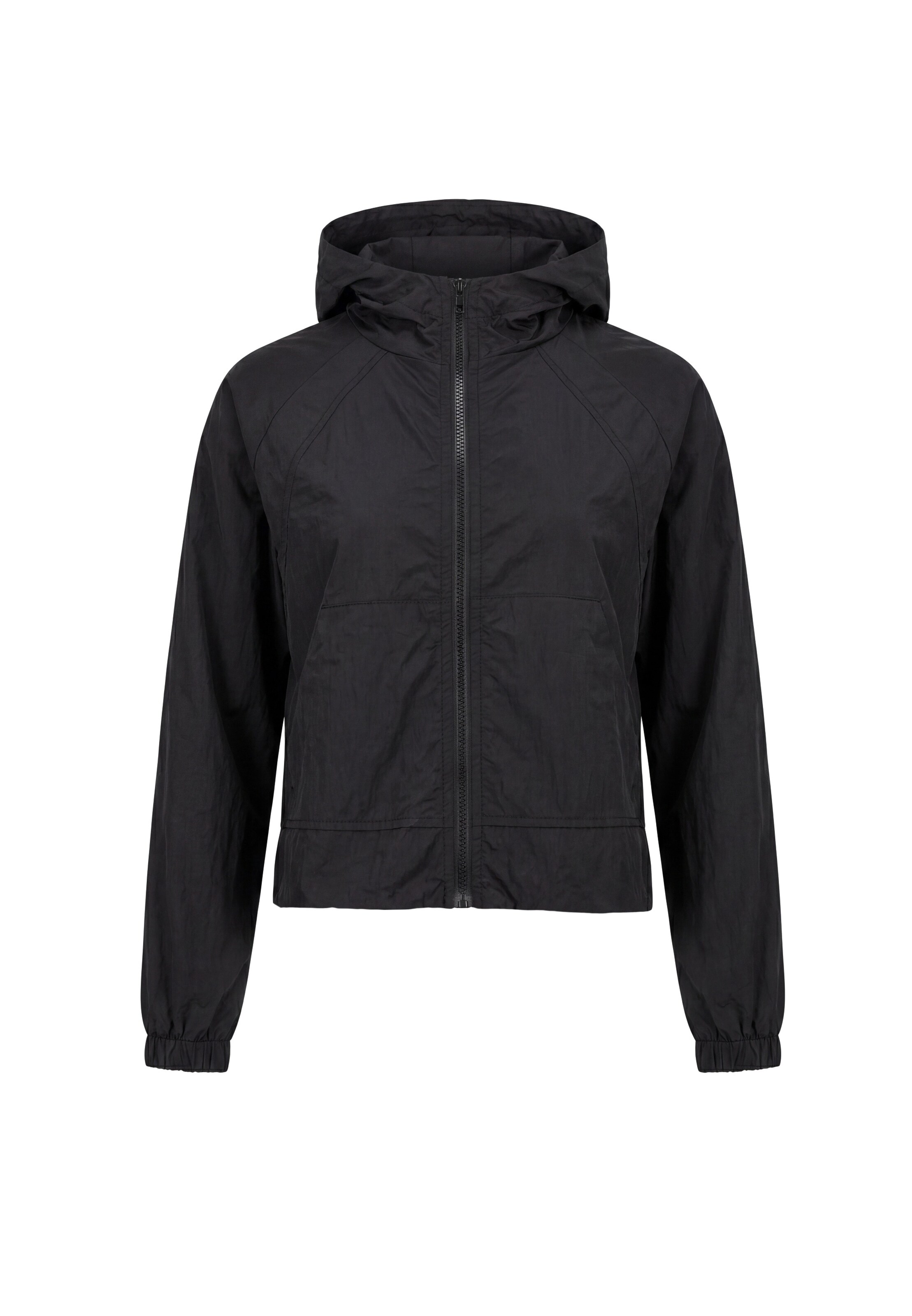 MO - Chaqueta de entretiempo en negro: frente