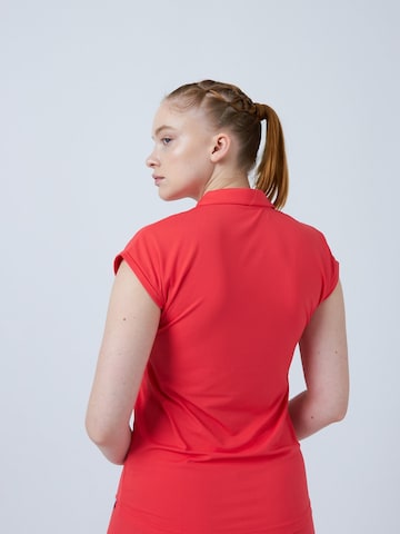 SPORTKIND Functioneel shirt 'Polo Shirt Loose-Fit' in Oranje