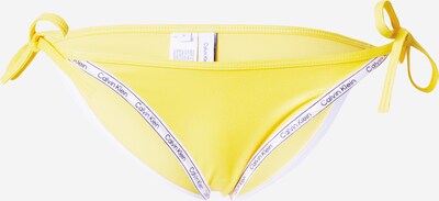 Calvin Klein Swimwear Bikinihose in gelb / schwarz / weiß, Produktansicht