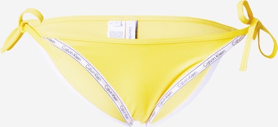 Calvin Klein Swimwear Bikinibroek in de kleur Geel / Zwart / Wit, Productweergave