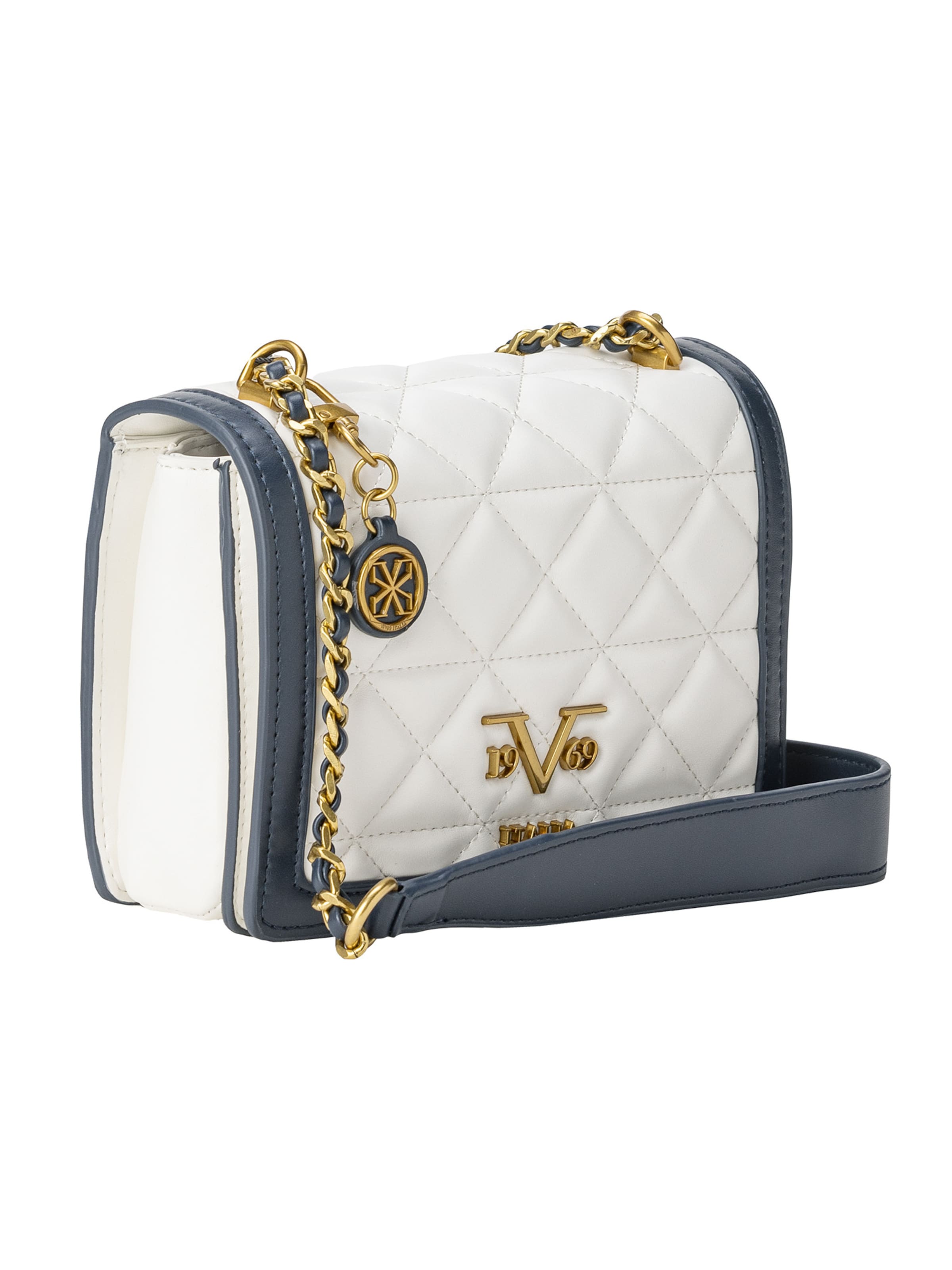 Geantă de umăr 'Gaby' de la 19V69 ITALIA pe alb