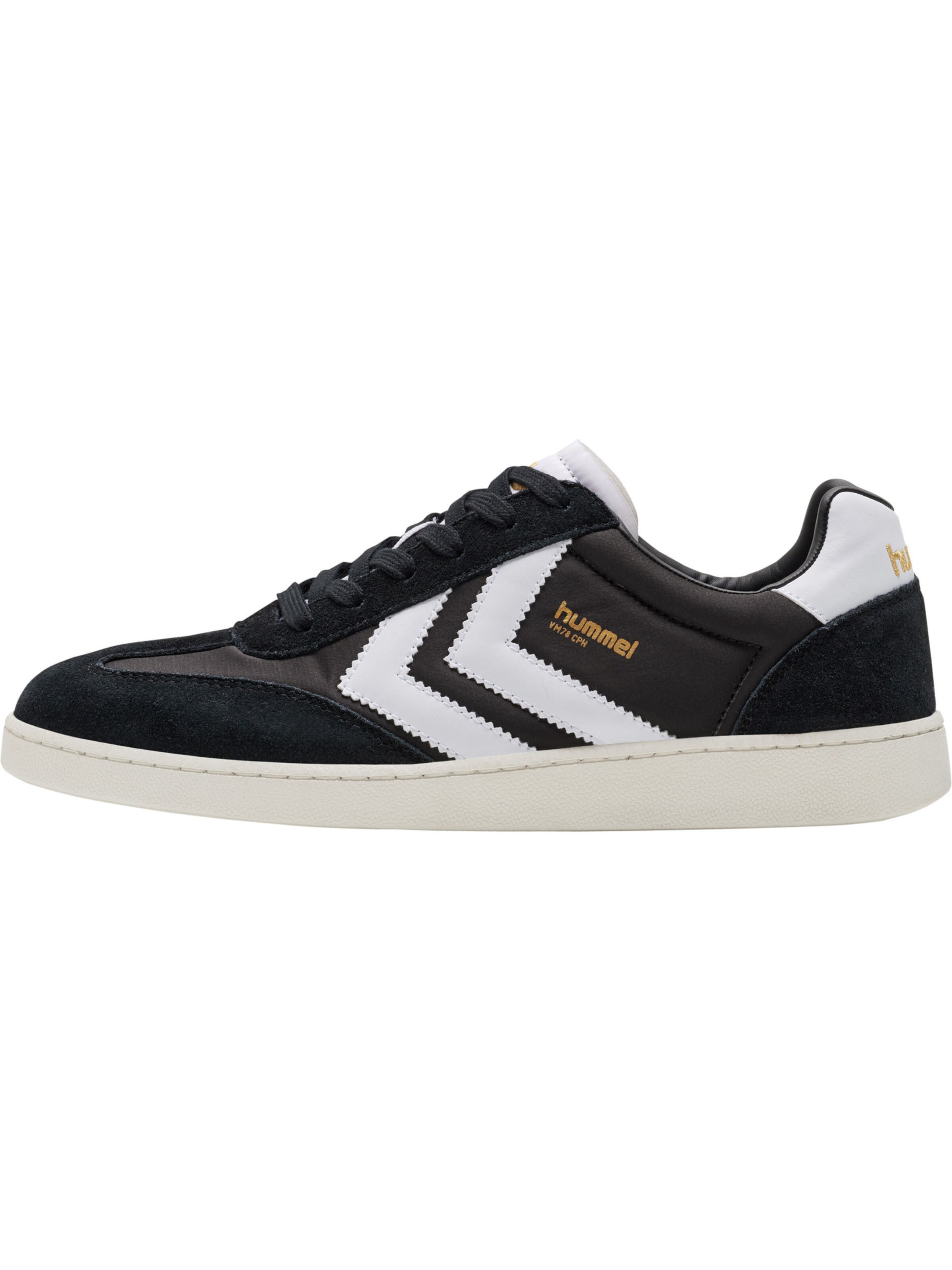 Hummel Platform trainers in Black: front