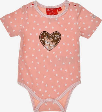 BONDI Strampler/Body in Pink: Vorderseite