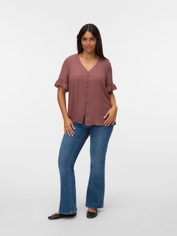 Vero Moda Curve Blouse 'CINGRID' in Pink