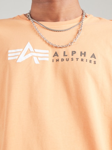 ALPHA INDUSTRIES Shirt in Orange