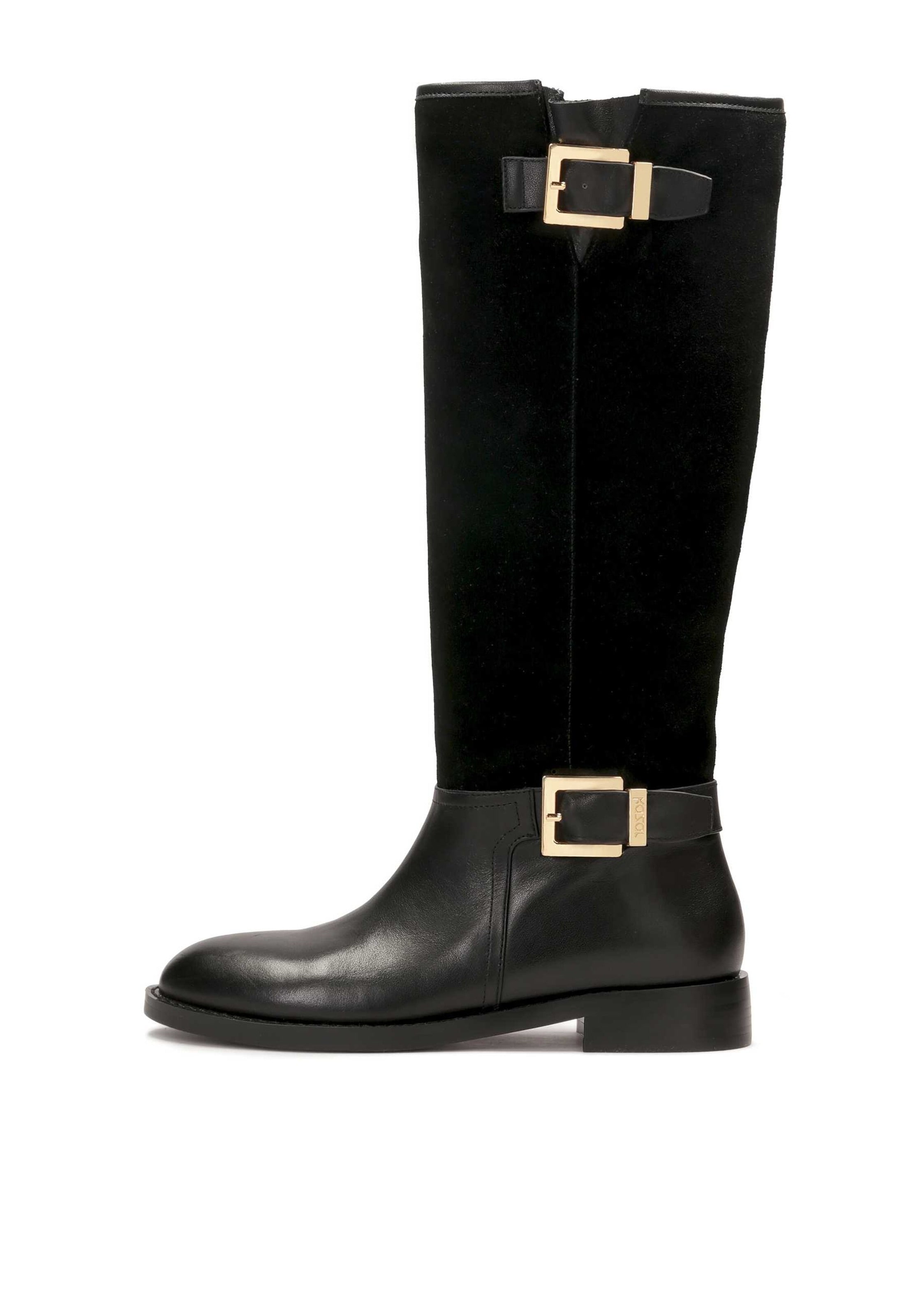 Bottes Kazar en noir : devant