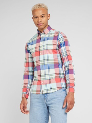 Coupe slim Chemise s.Oliver en rouge : devant