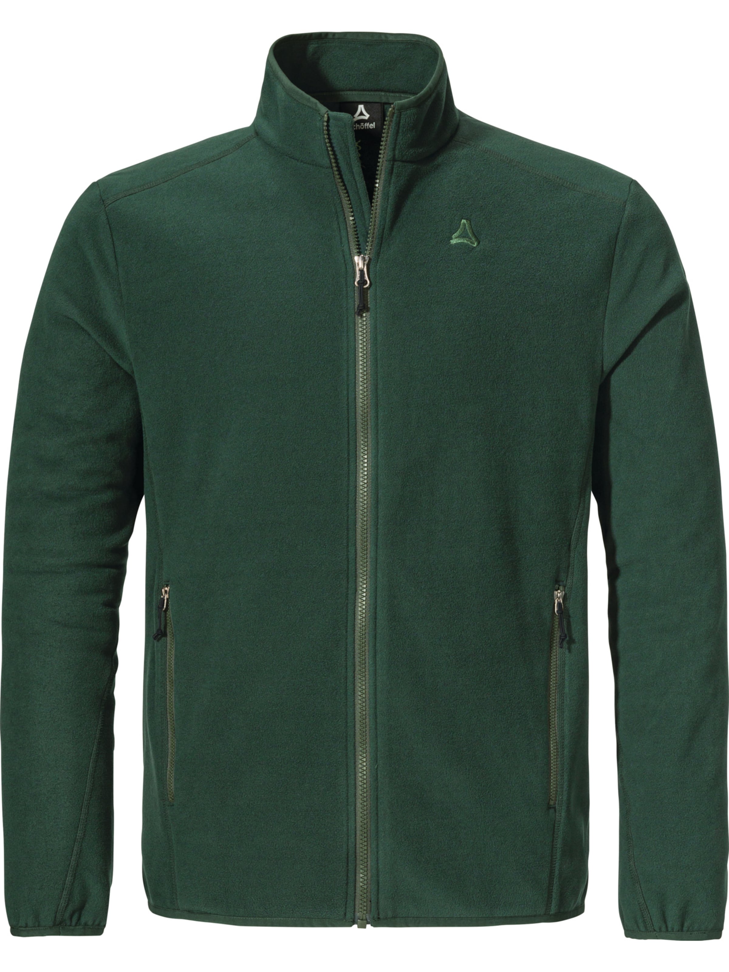 Veste en polaire fonctionnelle ' Hiking Fleece Jk Style Ash MNS ' Schöffel en vert : devant