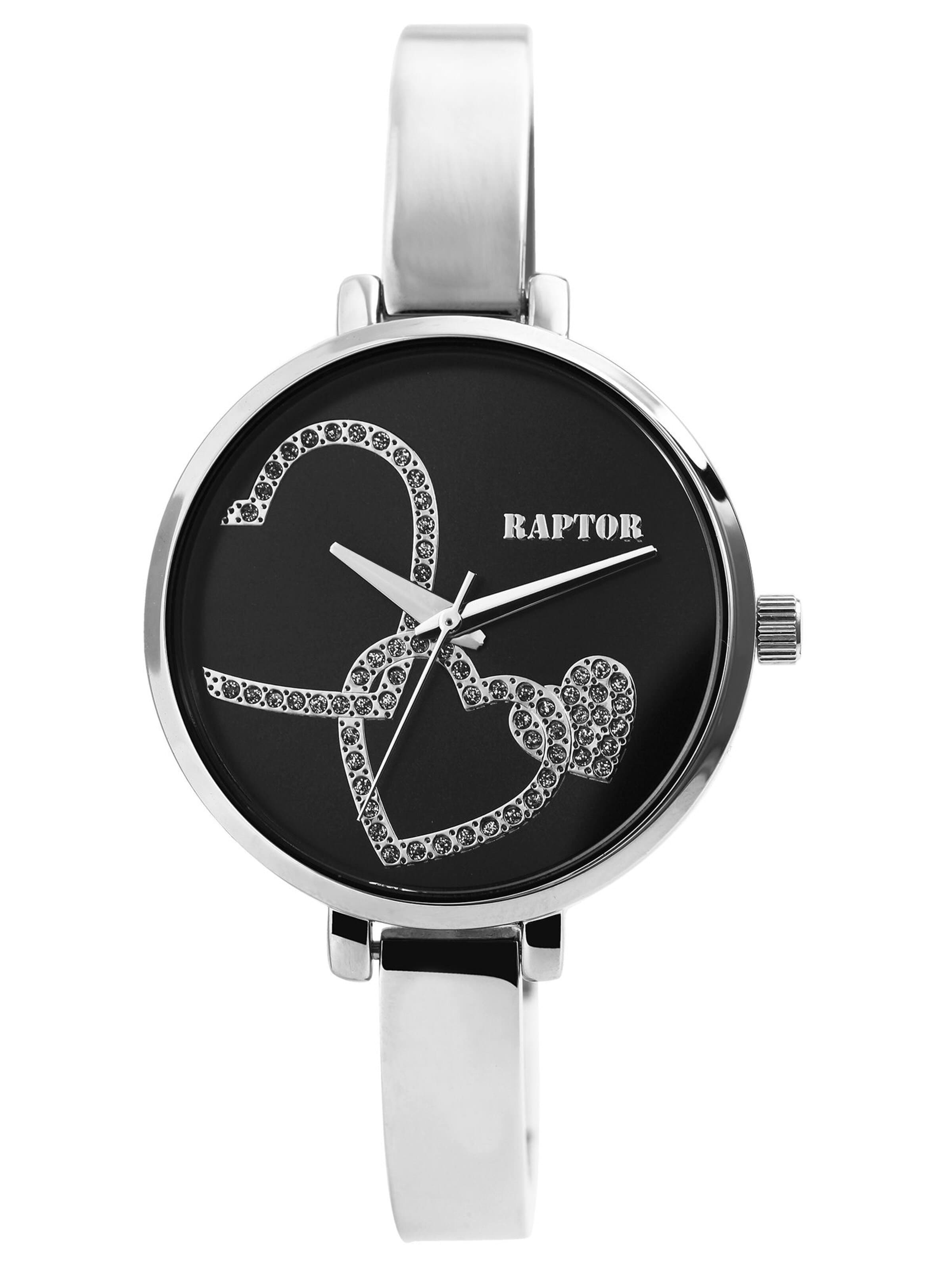 Raptor Analog Watch 'Lova, silberfarbig, 3 ATM' in Silver: front