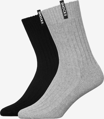 SNOCKS Socks in Grey: front