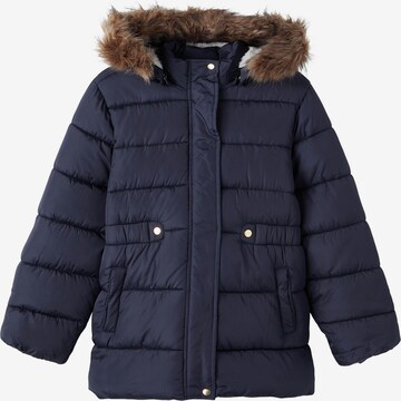 NAME IT Winterjas 'Merethe' in Blauw: voorkant