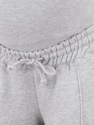 Missguided Maternity Zvonové kalhoty Kalhoty – šedá