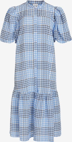 VILA Shirt Dress in Blue: front