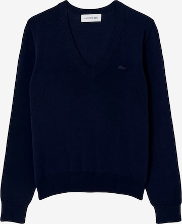 Pull-over LACOSTE en bleu : devant