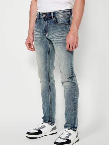 KOROSHI Regular Jeans in Blue: front