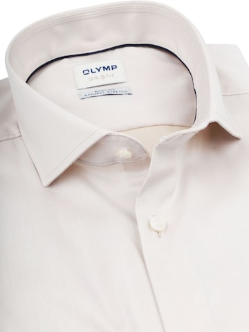 OLYMP Slim fit Overhemd 'Level 5' in Wit