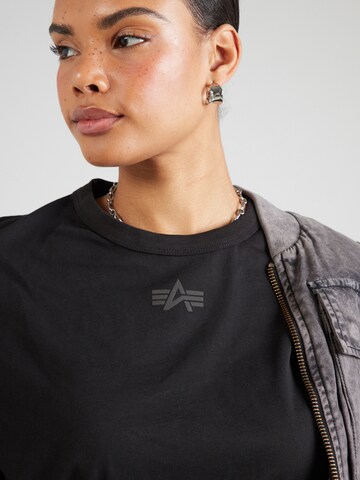 Maglietta di ALPHA INDUSTRIES in nero