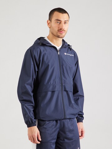 Veste mi-saison Champion Authentic Athletic Apparel en bleu : devant