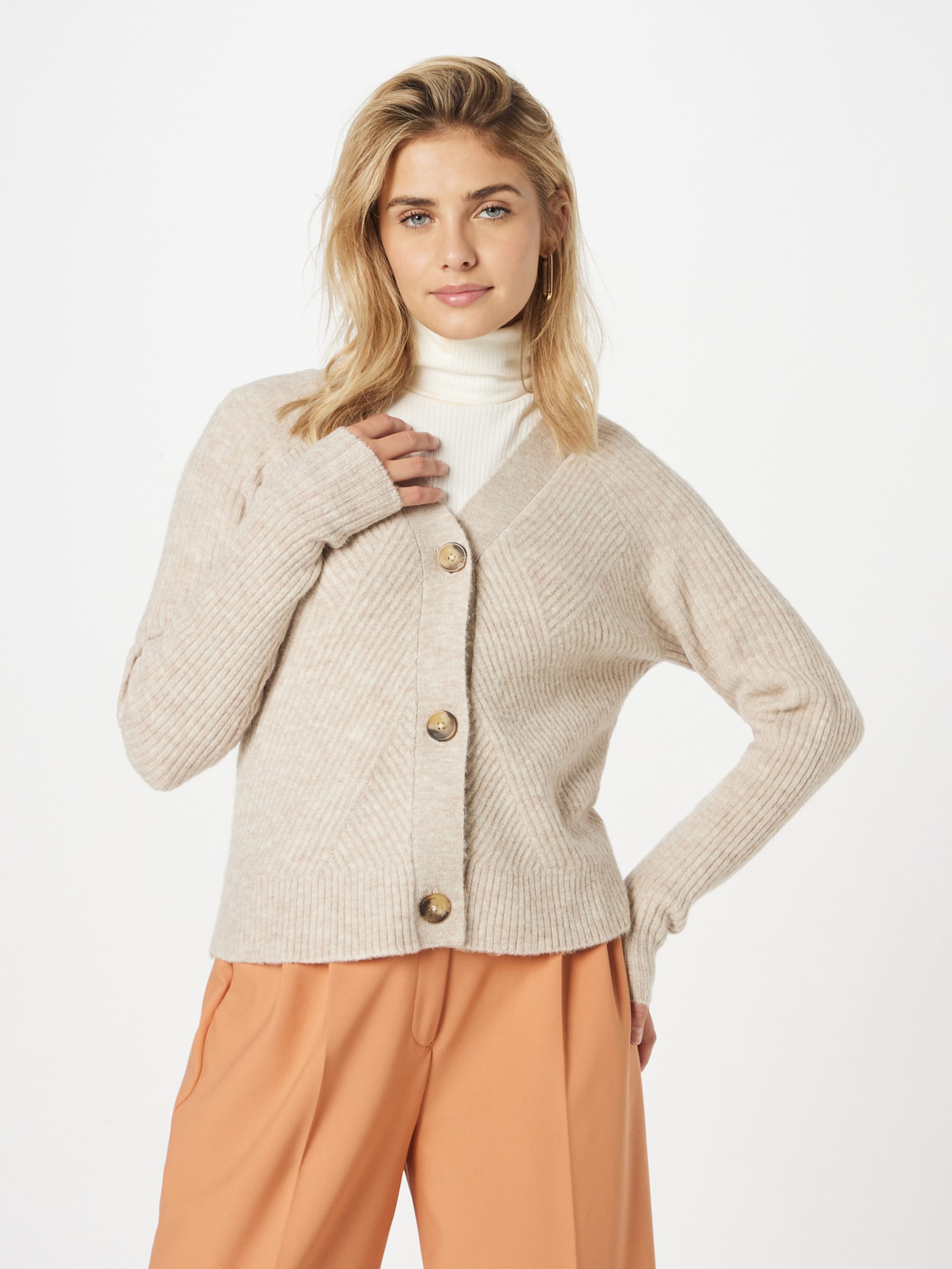 ONLY Strickjacke 'Carol' in Beige | ABOUT YOU