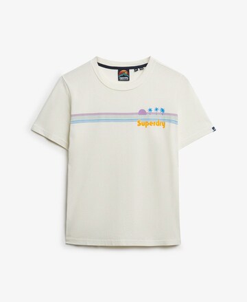 T-shirt Superdry en blanc