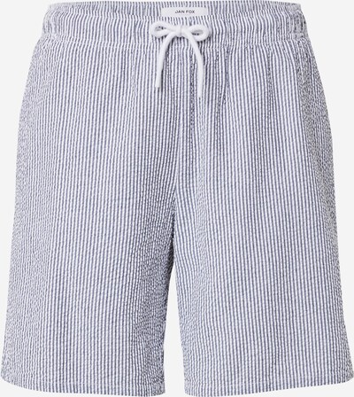 DAN FOX APPAREL Broek 'Nino' in de kleur Blauw / Wit, Productweergave