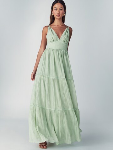 Willa Evening dress in Green: front