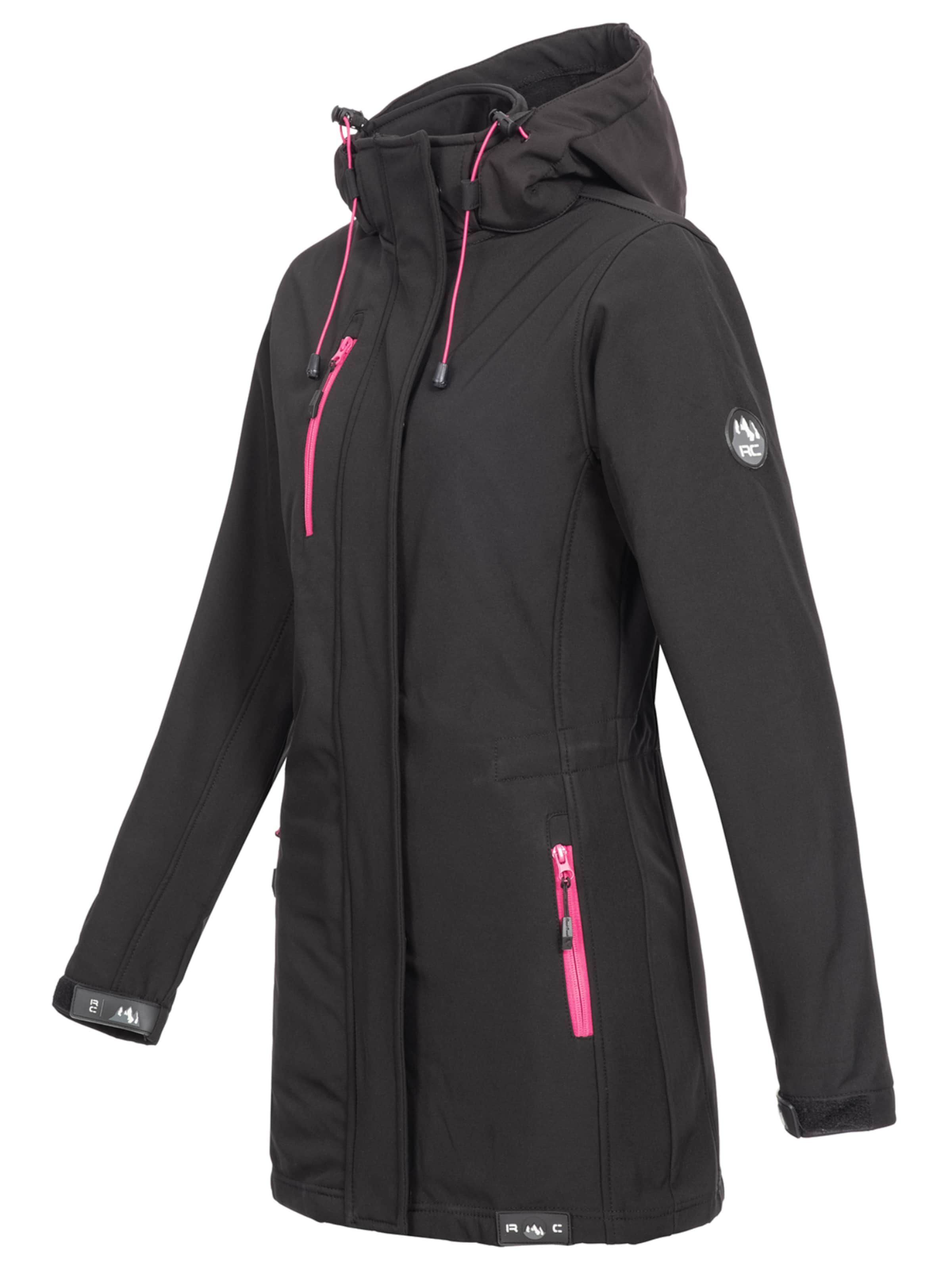 Rock Creek Outdoormantel in Schwarz