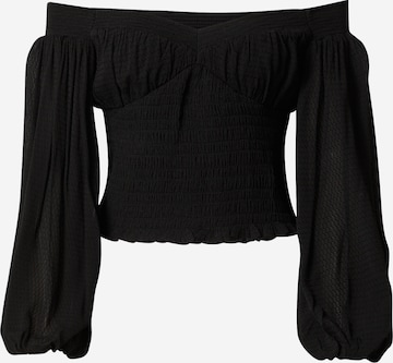 AllSaints - Blusa 'Tia' em preto: frente