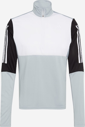 ADIDAS PERFORMANCE Funktionsshirt in grau / schwarz / weiß, Produktansicht