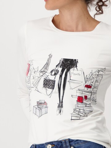 T-shirt monari en blanc